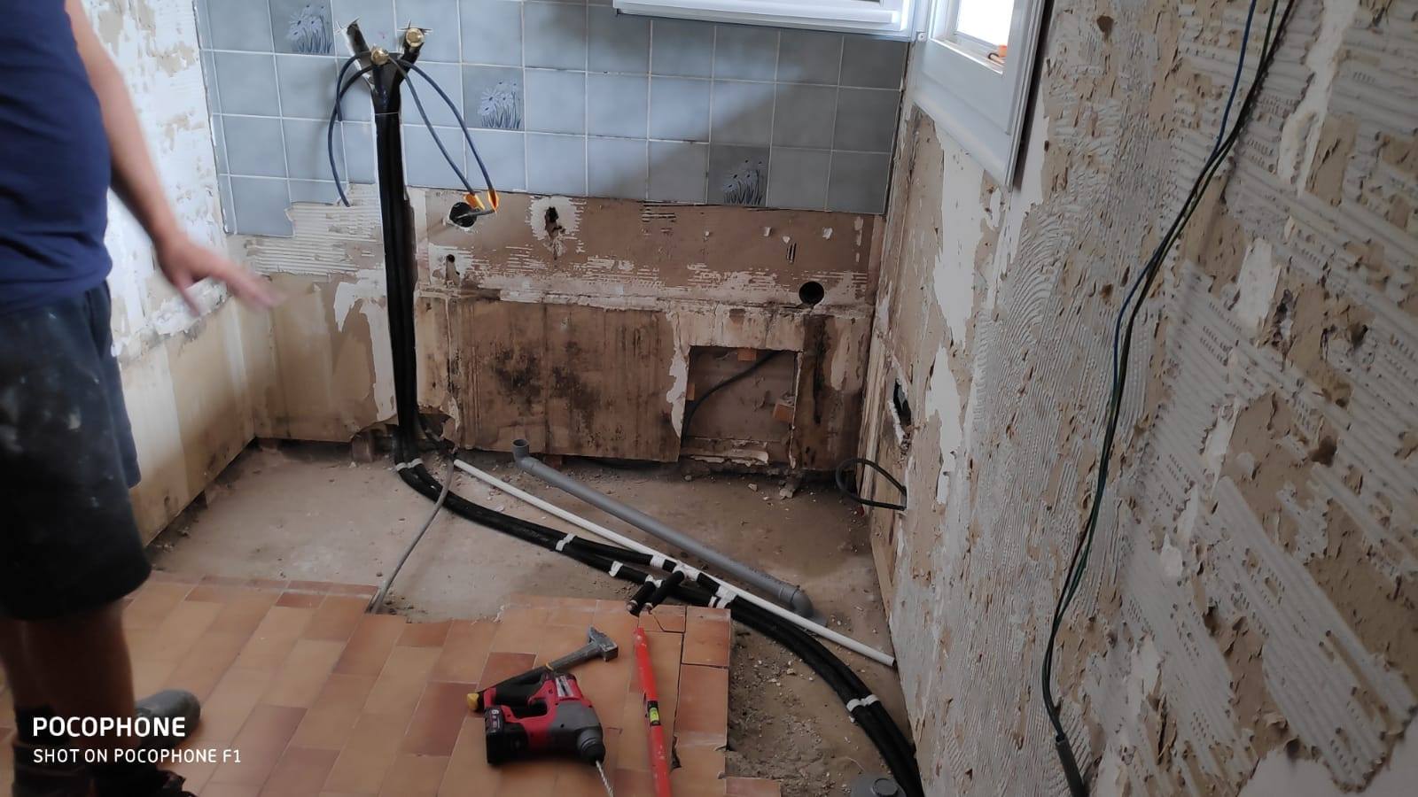 Rénovation de salle de bain à Bruguières